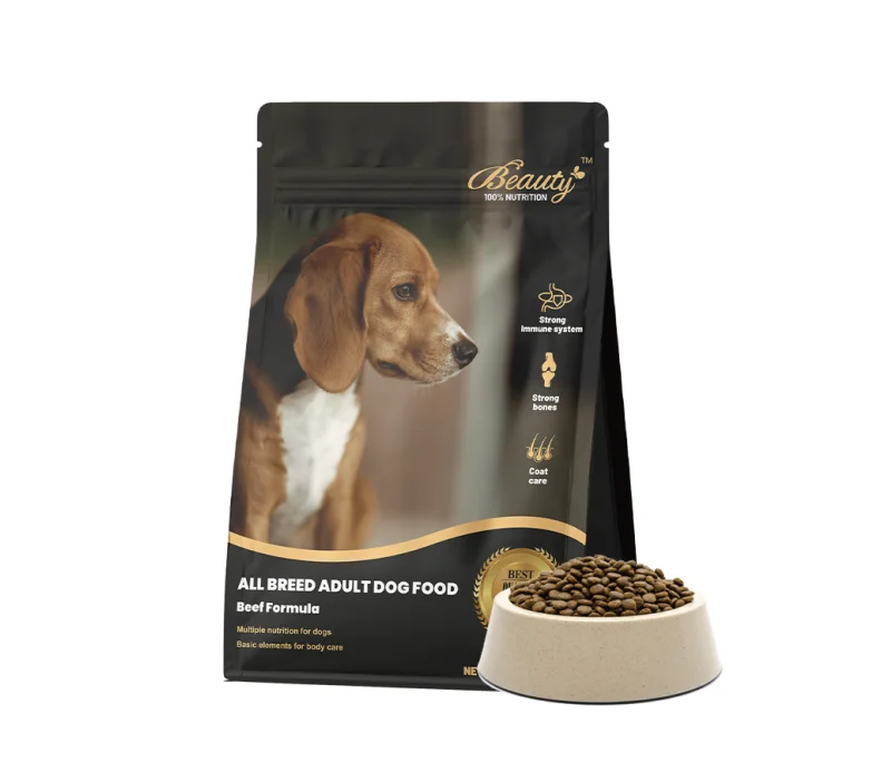 Alimento seco para perro adulto, res